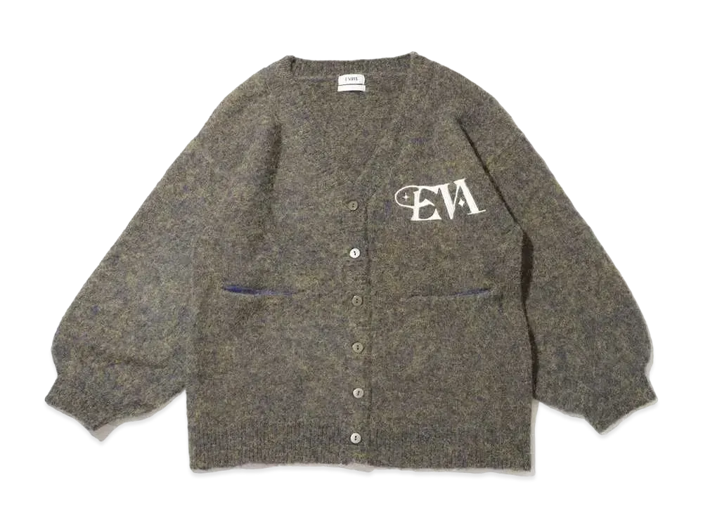 atmos pink x Evrys One Point Knit Cardigan "Navy"