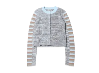 atmos pink Colorful Tight Cardigan "Blue"