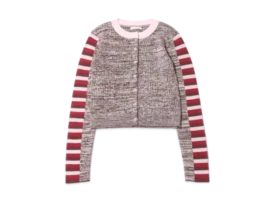 atmos pink Colorful Tight Cardigan "Pink"