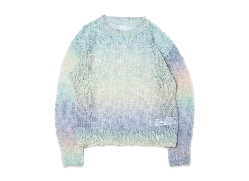 atmos pink Colorful Skin Knit Top "Blue"