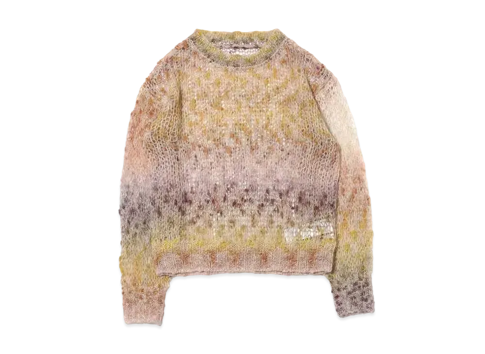atmos pink Colorful Skin Knit Top "Beige"