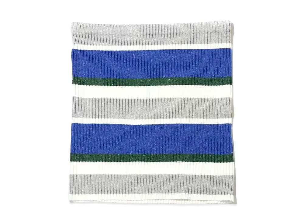 atmos pink Striped Knit Bare Top "Gray"