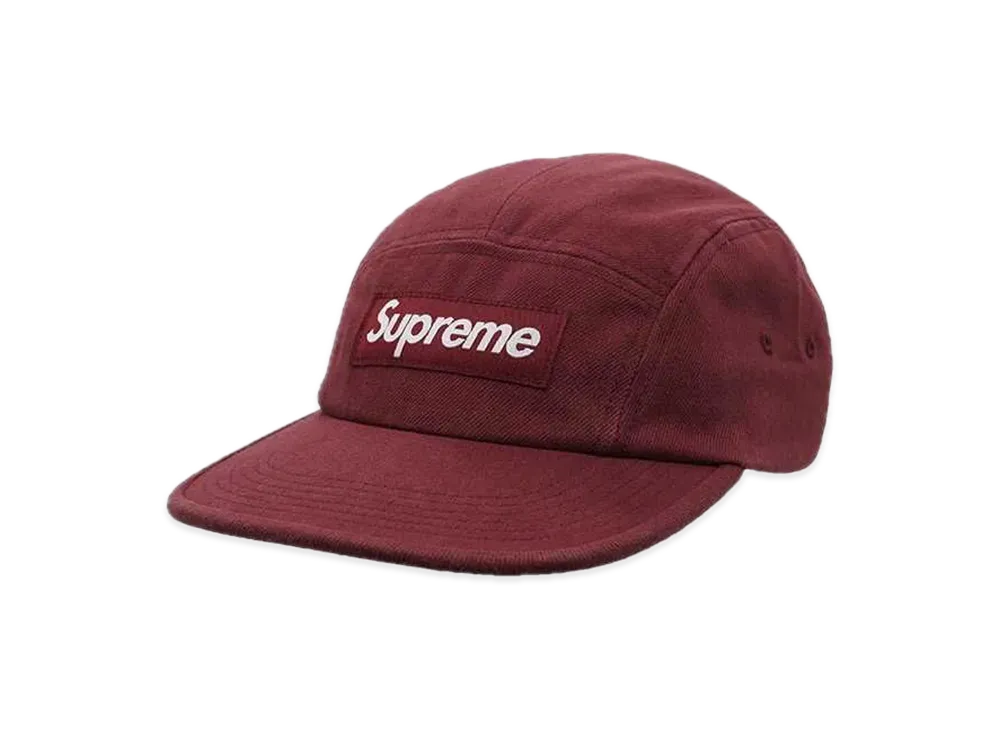 Supreme Denim Camp Cap "Cardinal" (24FW)