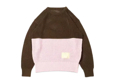 atmos pink Bicolor Skin Knit Top "Pink"
