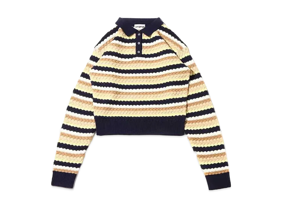 atmos pink Kaikin Border Knit "Navy"