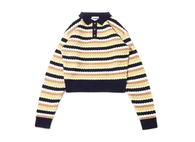 atmos pink Kaikin Border Knit "Navy"