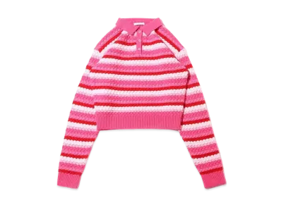 atmos pink Kaikin Border Knit "Pink"