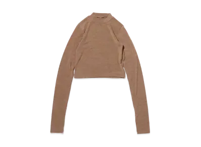 atmos pink Sheer Turtleneck Pullover "Beige"