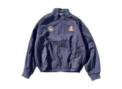 9090 Emblem Logo Short Blouson "NAVY"