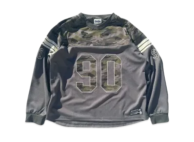 9090 90 Numbering Hockey L/S Shirts "GREEN CAMO"