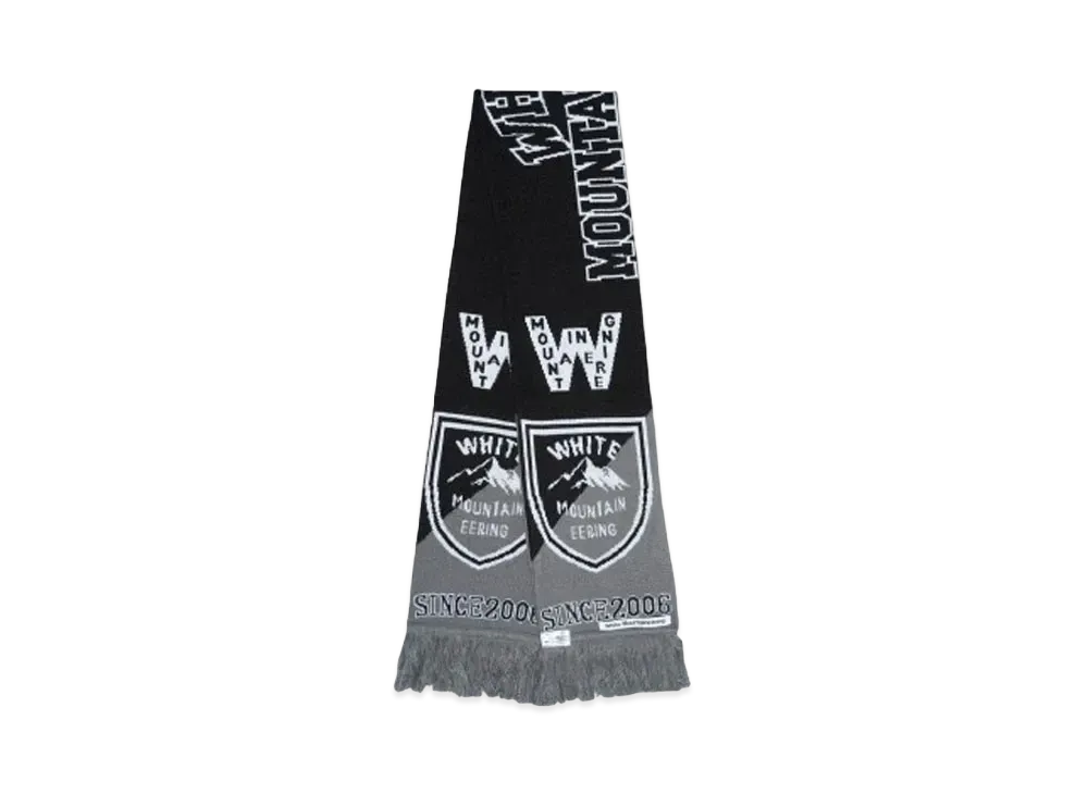 White Mountaineering WM FOOTBALL MUFFLER "BLACK"