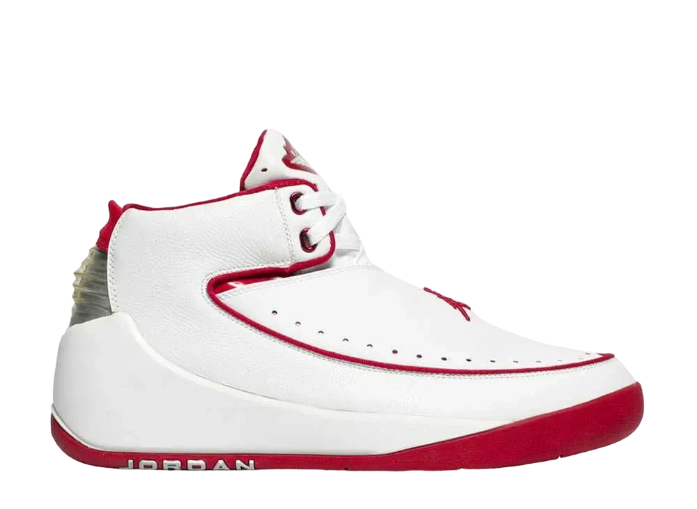 ナイキ エアジョーダン Nu レトロ2 "ホワイト/バーシティレッド/メタリックシルバー"