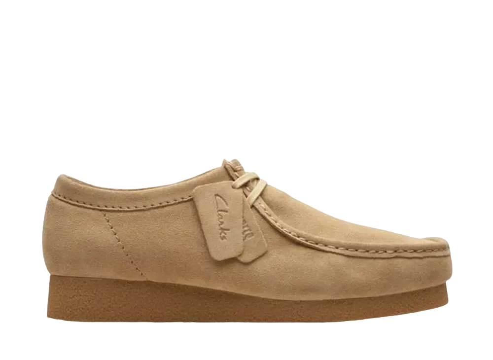 クラークス ワラビー エヴォ ウォータープルーフ "メープルスウェード"