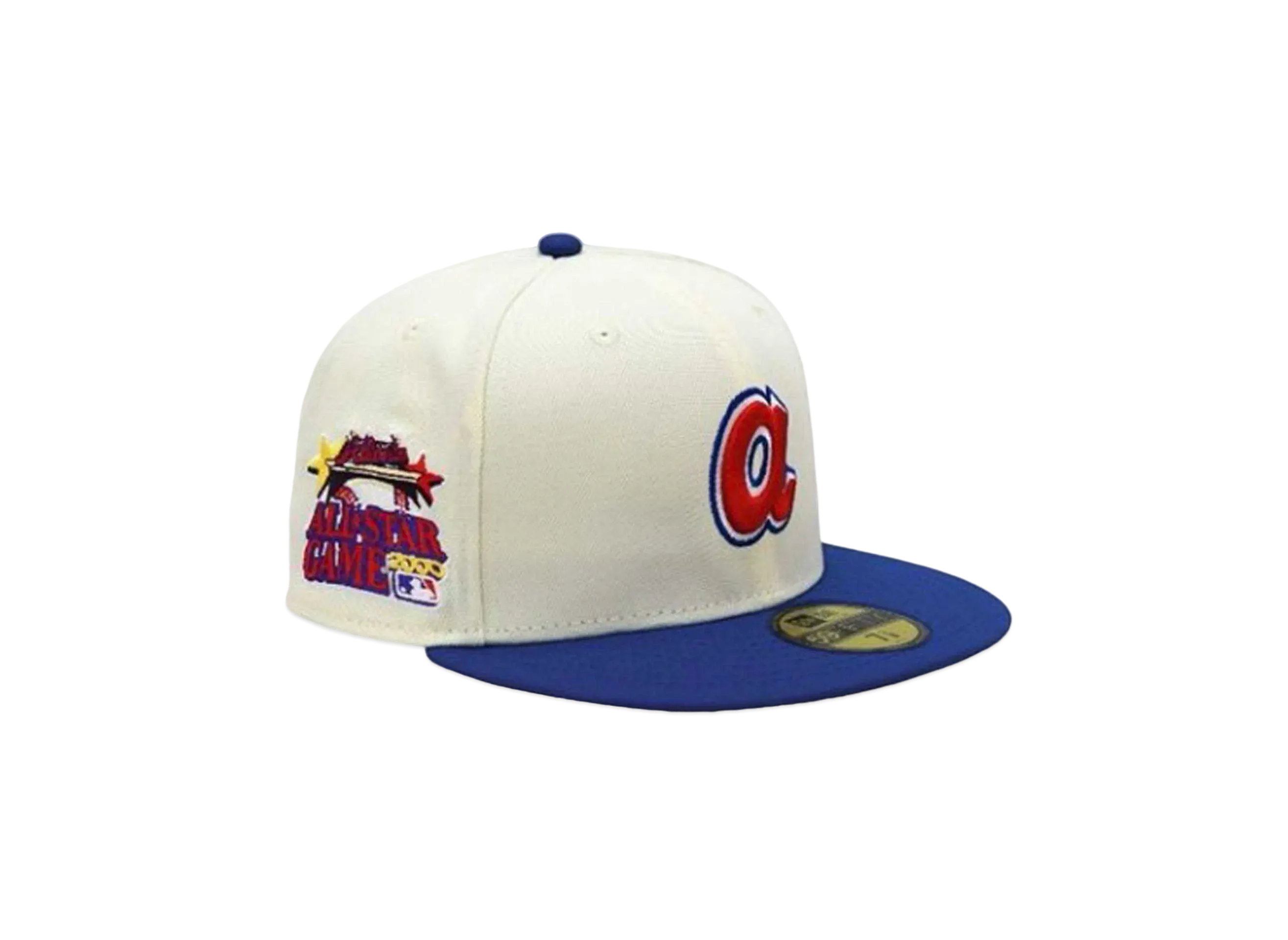 NEW ERA x THE CAP 59Fifty MLB SPACIAL FRAME Atlanta Braves "Chrome/Blue"