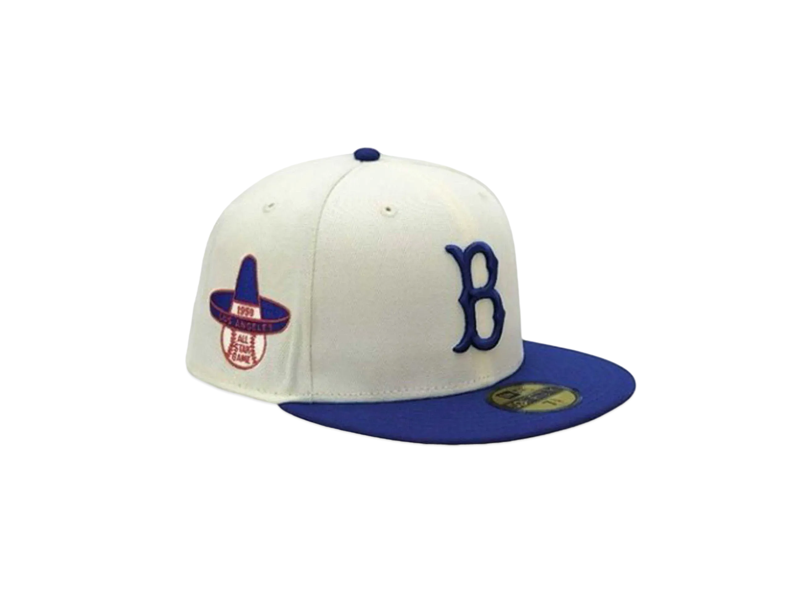 NEW ERA x THE CAP 59Fifty MLB SPACIAL FRAME Brooklyn Dodgers "Chrome/Blue"