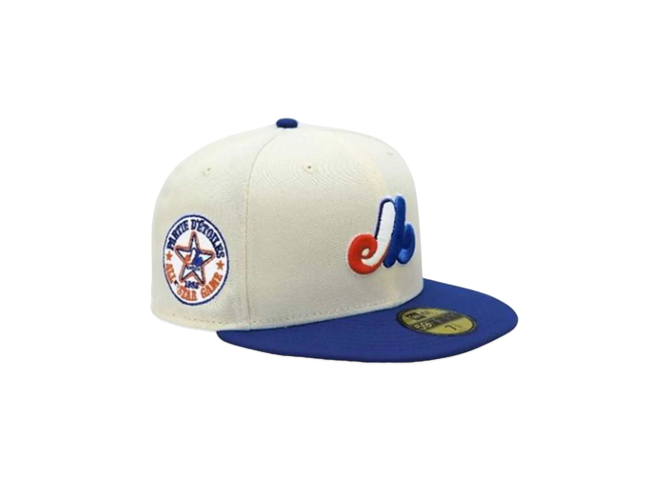 NEW ERA x THE CAP 59Fifty MLB SPACIAL FRAME Montreal Expos "Chrome/Blue"