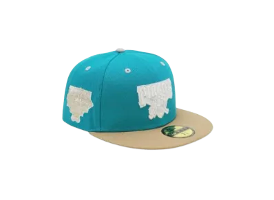 NEW ERA x THE CAP 59Fifty Lake Mirror TOKOROZAWA EXCLUSIVE Pittsburgh Pirates "Blue/Beige"