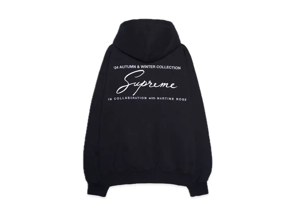 Supreme x Martine Rose Hooded Sweatshirt "Black"
