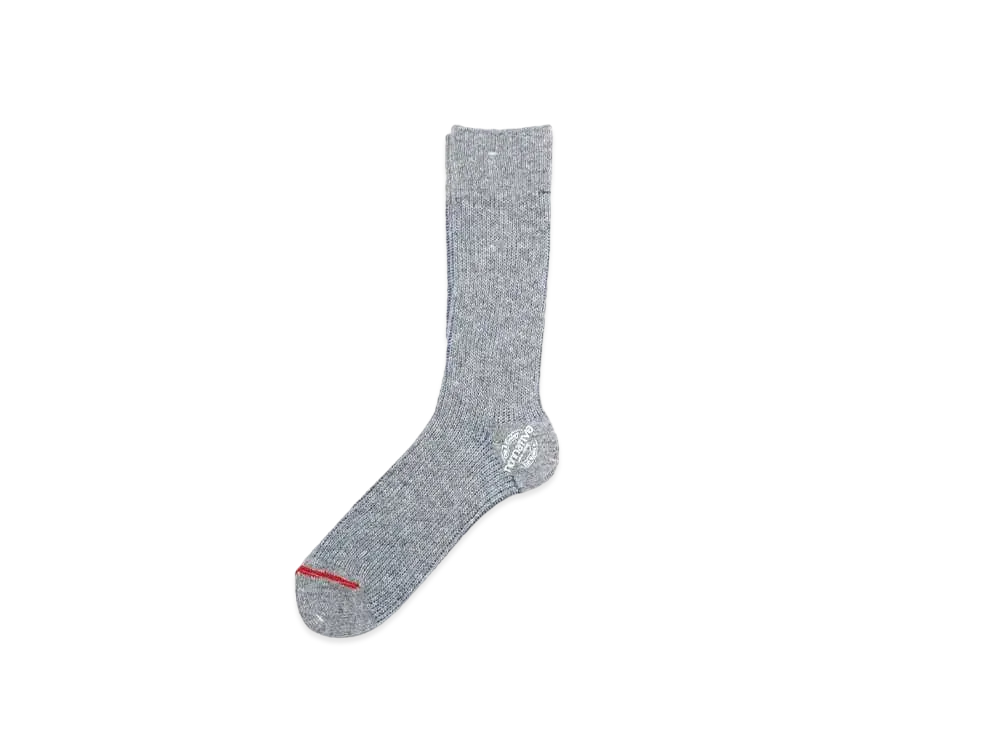nonnative DWELLER SOCKS HI W/N/P/Pu WOVEN "GRAY"