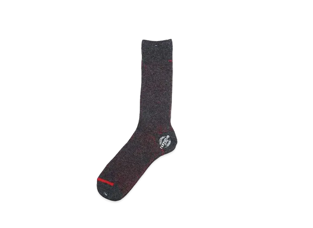 nonnative DWELLER SOCKS HI W/N/P/Pu WOVEN "CHARCOAL"