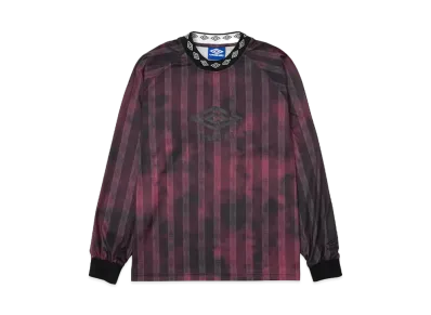 HUF x UMBRO Fall 24 Tie Dye Long Sleeve Team Jersey "Black"