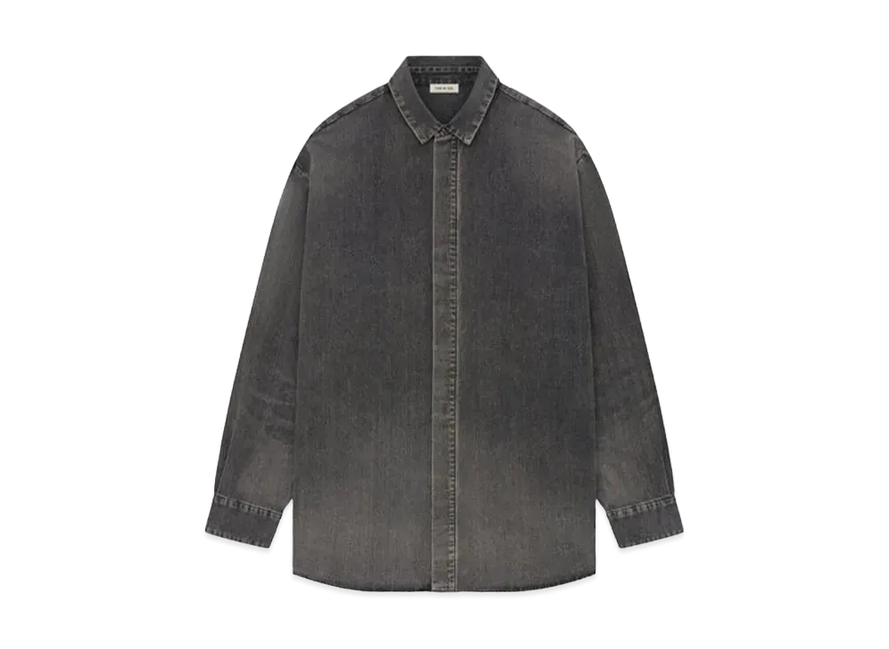 FEAR OF GOD Vented Denim Shirt "Vintage Black"