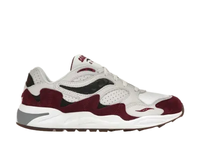 サッカニー グリッド シャドウ2 "クリーム/レッド"