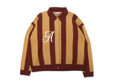 atmos pink Striped Elitski Cardigan "Brown"