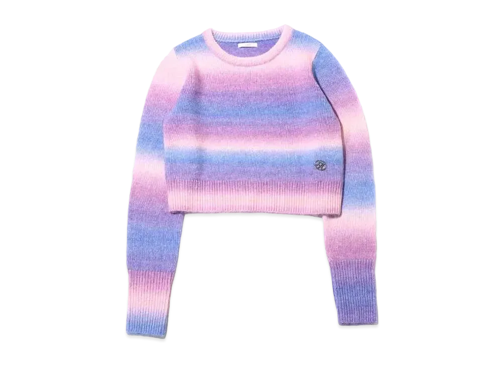 atmos pink Gradation Border Knit "Pink"