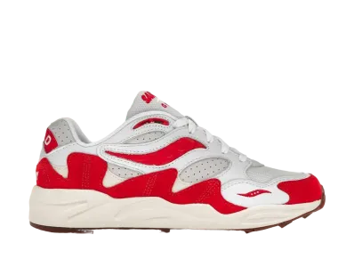 アイビーパーク × サッカニー グリッド シャドウ2 "ホワイト/レッド"