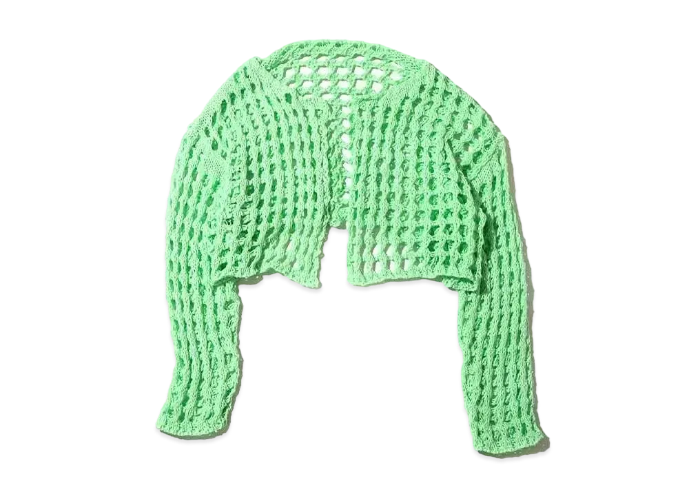 atmos pink Kagia Minute Cardigan "Green"