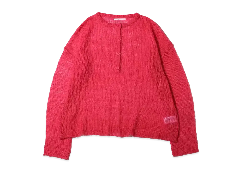 atmos pink Scacia Mimohair Fuu Knit Pullover "Pink"