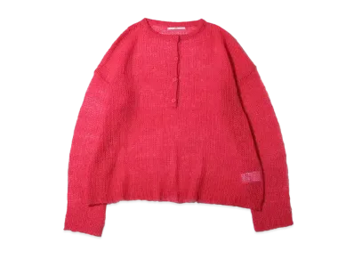 atmos pink Scacia Mimohair Fuu Knit Pullover "Pink"