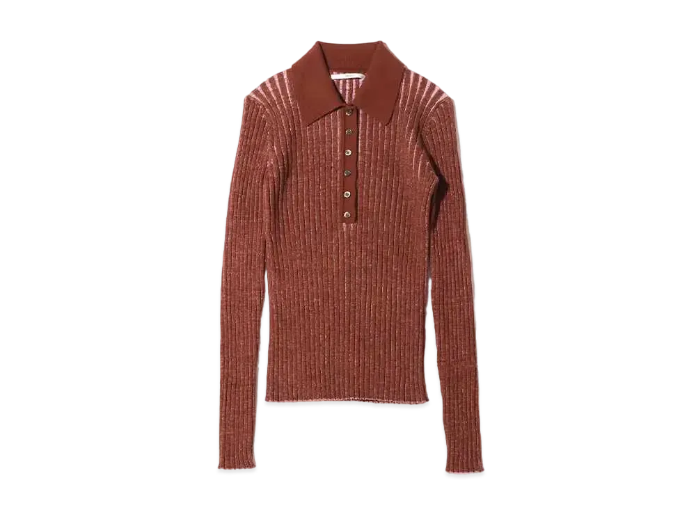 atmos pink High Quality Rib Knit "Brown"