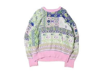 atmos pink Paneled Knit Pullover "Pink"