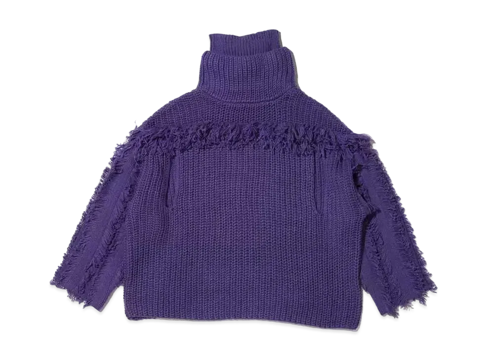 atmos pink Fringe Knit "Purple"