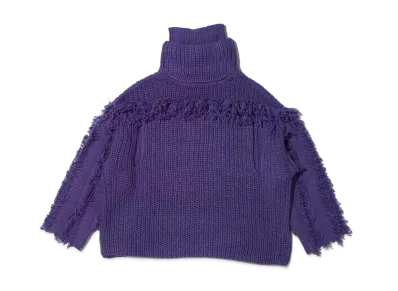 atmos pink Fringe Knit "Purple"
