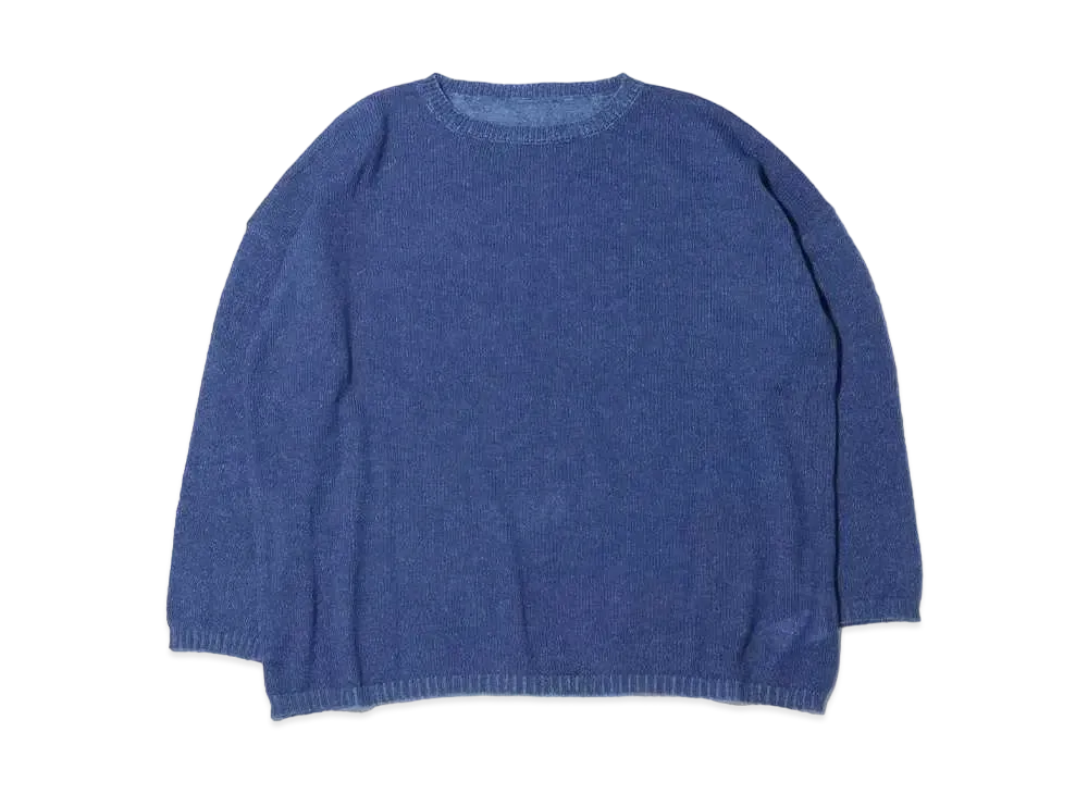 atmos pink Loose Mohair Knit Pullover "Blue"