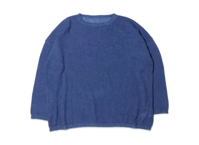 atmos pink Loose Mohair Knit Pullover "Blue"