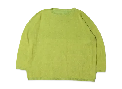 atmos pink Loose Mohair Knit Pullover "Yellow"