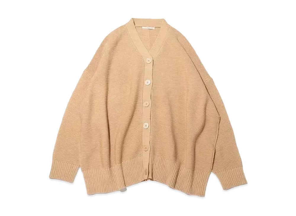 atmos pink Knit Cardigan "Beige"