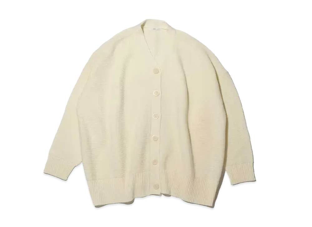 atmos pink Knit Cardigan "White"