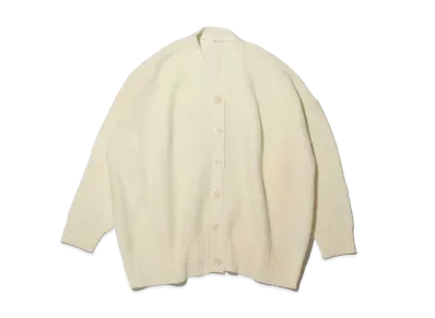 atmos pink Knit Cardigan "White"