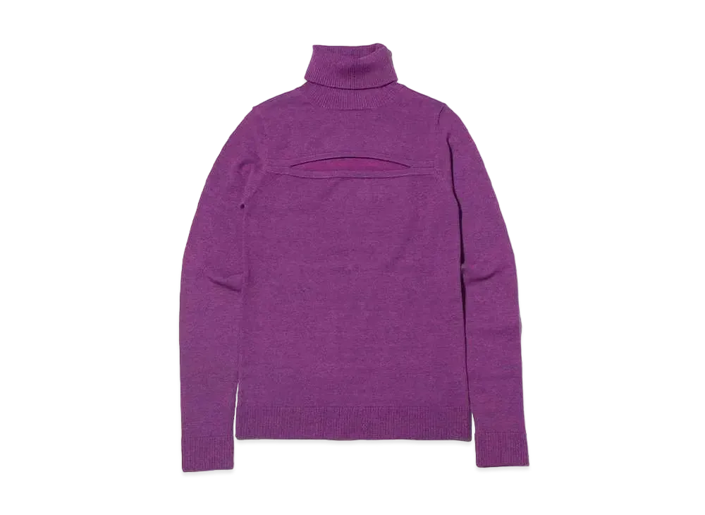 atmos pink Docking Knit Tops "Purple"