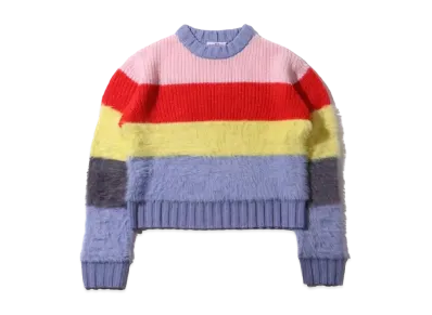 atmos pink Color Block Border Knit "Mix"