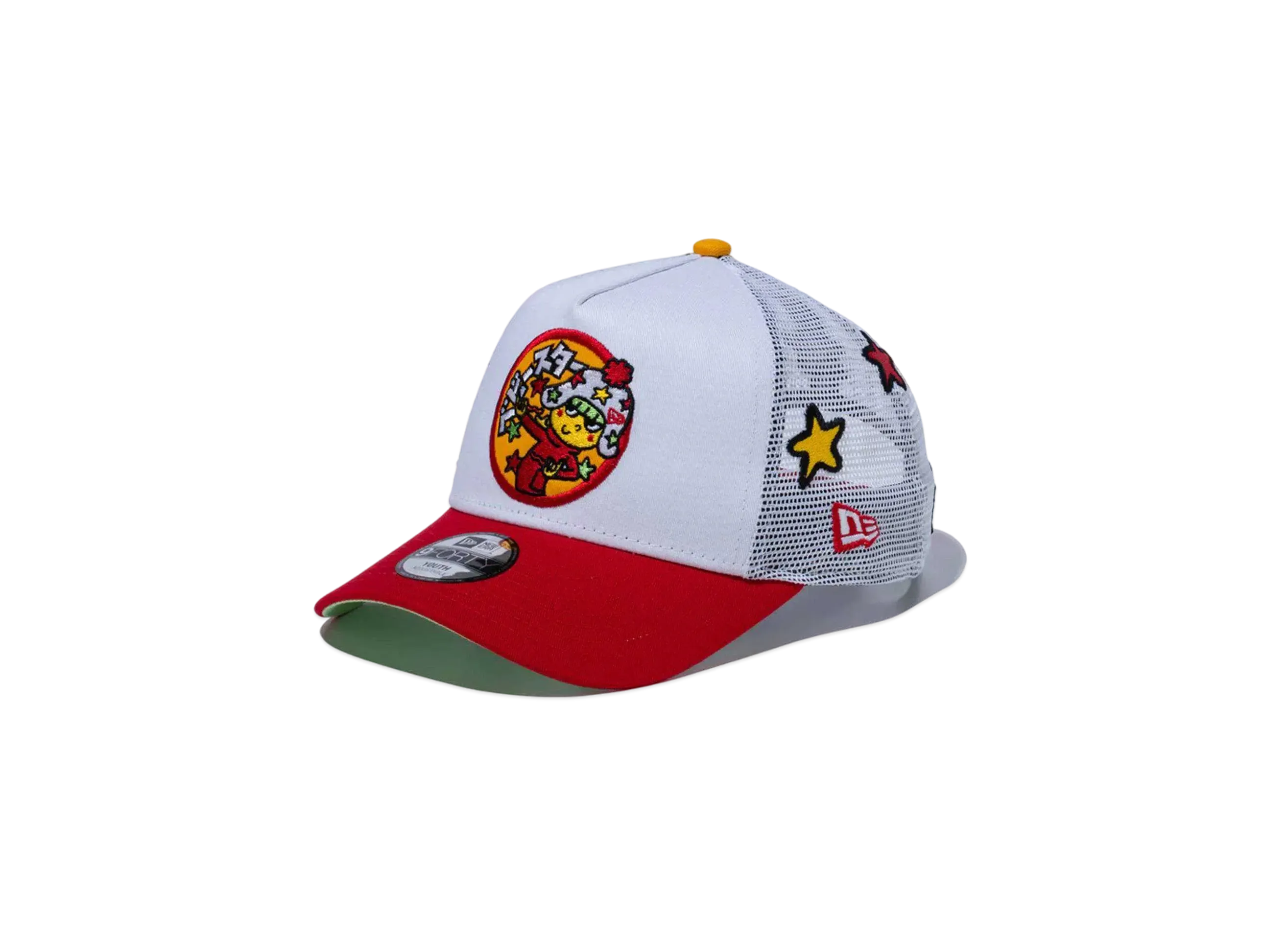 NEW ERA x Oyatsu Company Youth 9Forty A-Frame Baby Star Ramen Star Embroidery "White/Red"