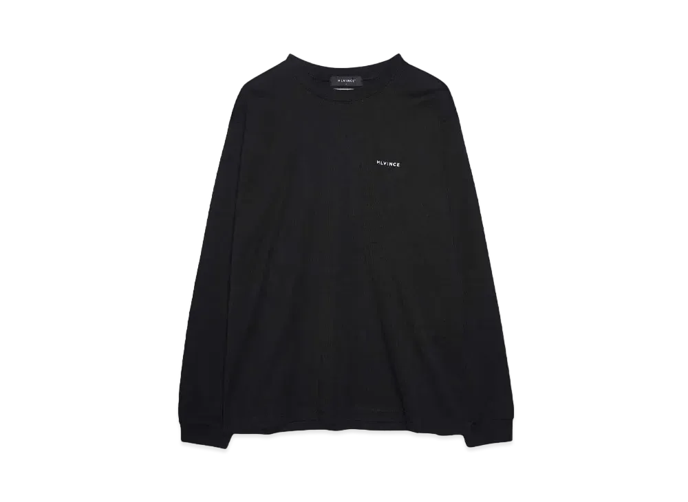 MLVINCE CLASSIC LOGO L/S TEE " BLACK"