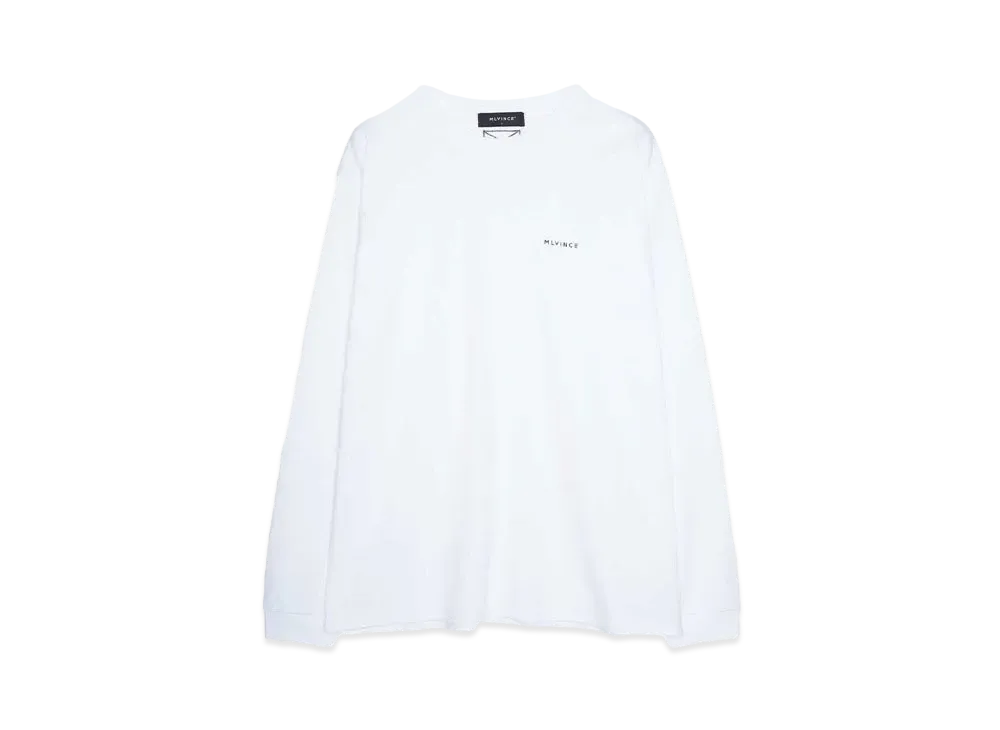 MLVINCE CLASSIC LOGO L/S TEE "WHITE"