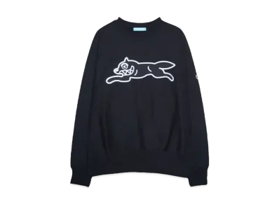 ICECREAM APPLIQUE LOGO SWEATSHIRT IC "BLACK"