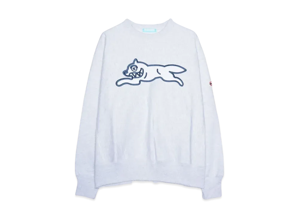 ICECREAM APPLIQUE LOGO SWEATSHIRT IC "ASH GRAY"